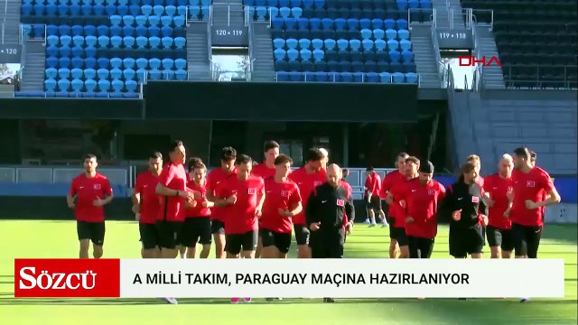 A Milli Futbol Takımı, San Francisco’daki ilk antrenmanını yaptı