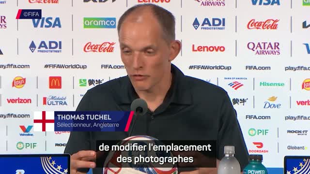 Angleterre - Tuchel râle contre le “mur de 50 photographes” qui a “gâché” son hymne national