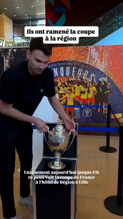 Admire la coupe de France à Lille !