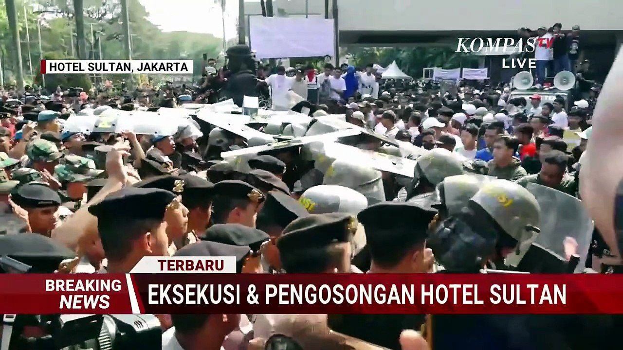 [FULL] Keterangan Wamensesneg-Polda Metro Pasca Ricuh Eksekusi & Pengosongan Eks Hotel Sultan di GBK