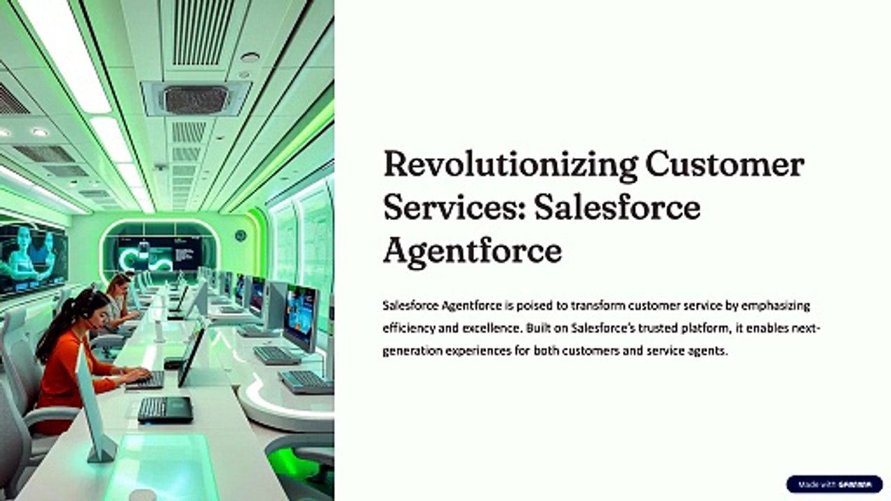 Revolutionizing Customer Services with Salesforce Agentforce