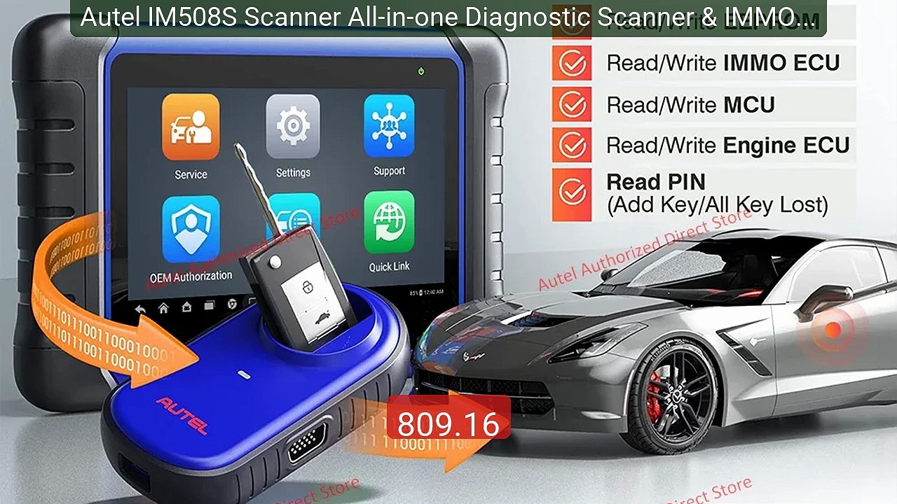 Autel IM508S Scanner All-in-one Diagnostic Scanner & IMMO Key Prgra... -- Top Rated 2026 | Buy Now!