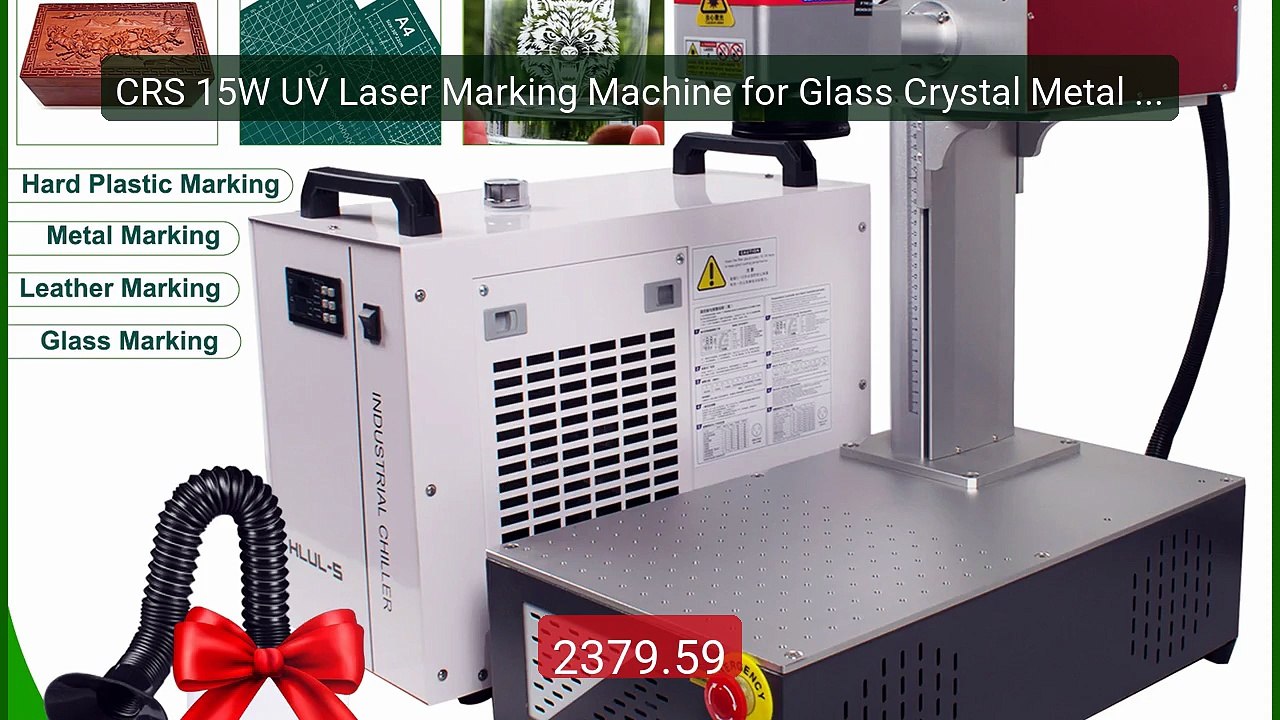 CRS 15W UV Laser Marking Machine for Glass Crystal Metal Plastic W... -- Best Deal 2026 | Shop Now!