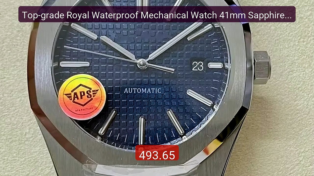 Top-grade Royal Waterproof Mechanical Watch 41mm Sapphire Cry... -- Amazing Value 2026 | Must Have!