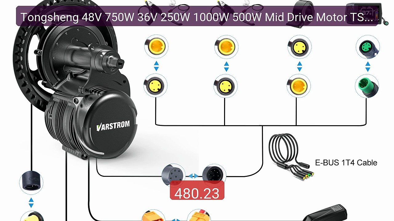 Tongsheng 48V 750W 36V 250W 1000W 500W Mid Drive Motor TSDZ8 TSDZ1... -- Best Deal 2026 | Shop Now!