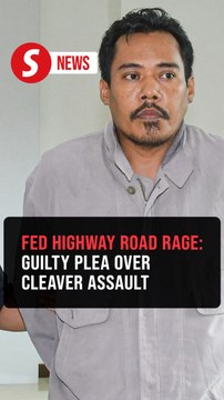 Salesman pleads guilty to meat cleaver attack on motorcyclist along Federal Highway