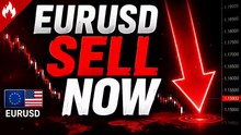 EURUSD SELL NOW — H1 Institutional Order Flow & SMC Market Update