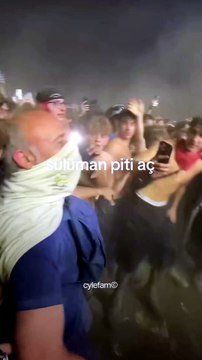 Halit Ergenç Travis Scott konserinde kendinden geçti