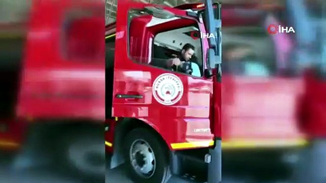 Bursa itfaiyesi’nden milli takımımıza anlamlı destek | Ajansspor | IHA