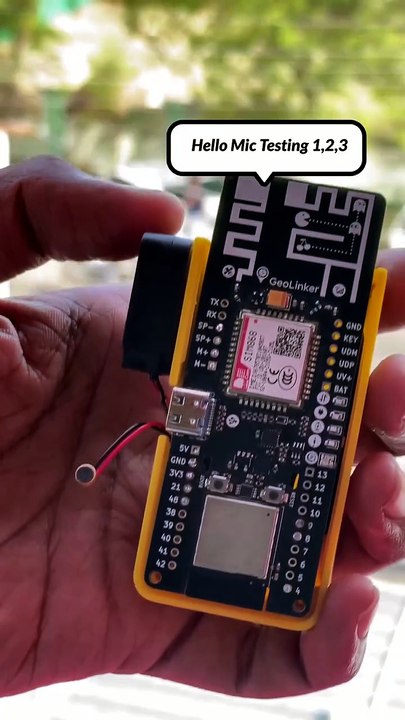 ESP32 GSM Voice Calling Device Using GeoLinker