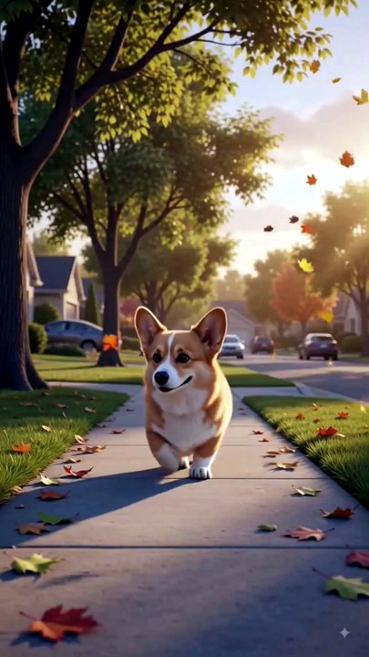 Mystery box and corgi