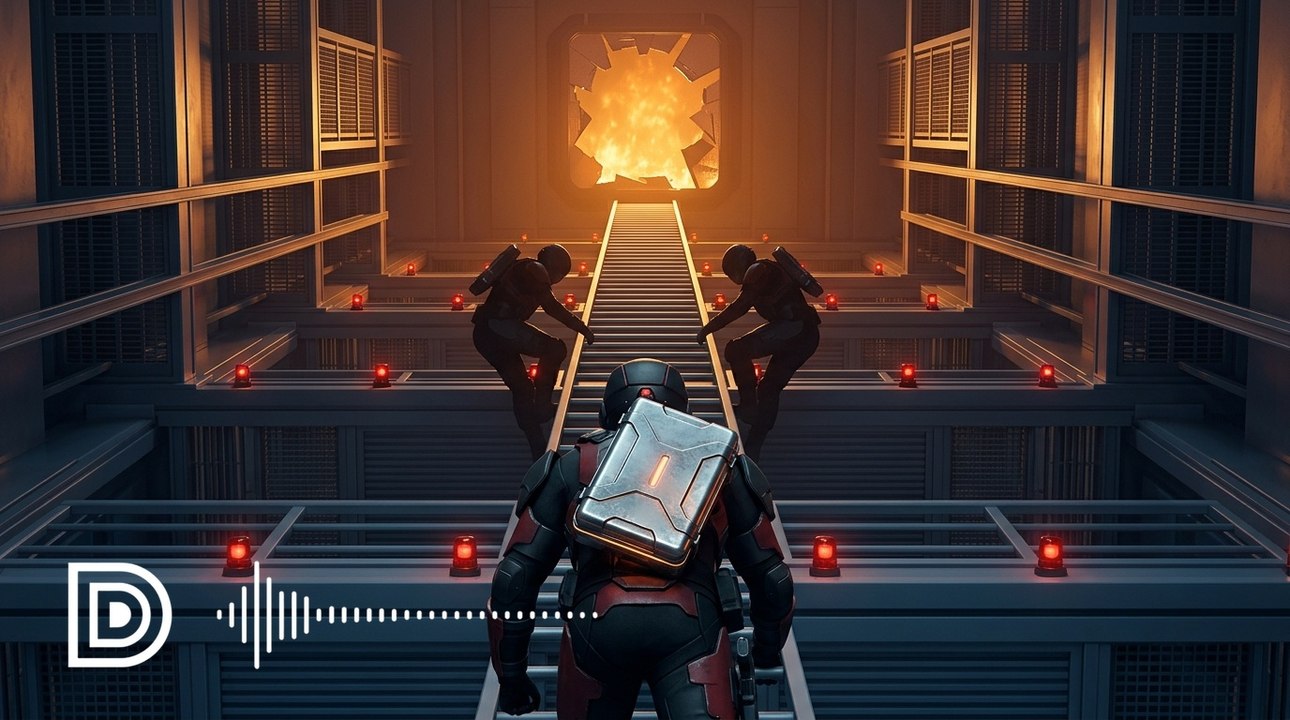 Ember Lift Corridor - Epic Sci-Fi Focus Music