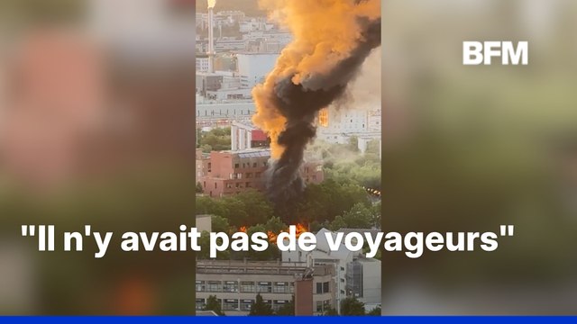 Un bus prend feu dans le 13e arrondissement de Paris