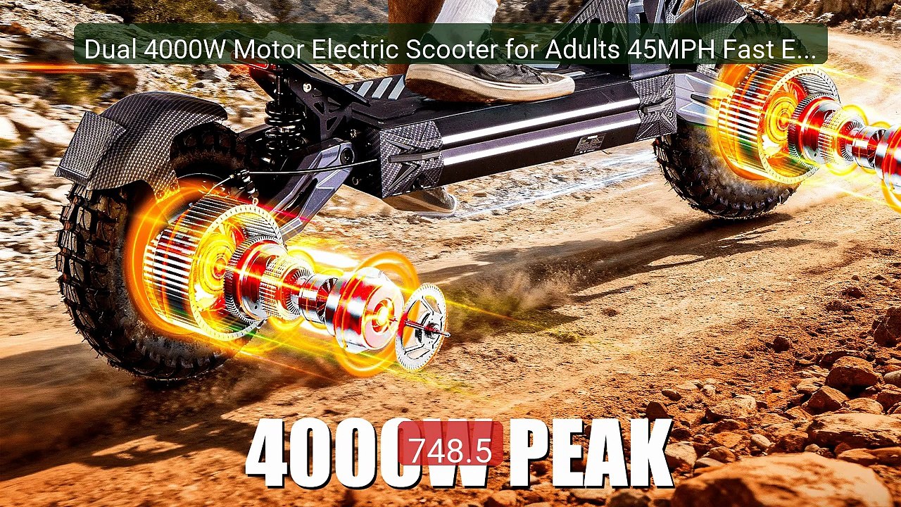 Dual 4000W Motor Electric Scooter for Adults 45MPH Fast E-S... -- Top Pick 2026 | Unbeatable Price!