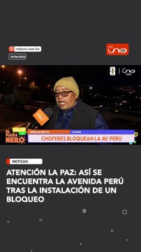 Choferes bloquean la avenida Perú y generan serias complicaciones en el tránsito paceño