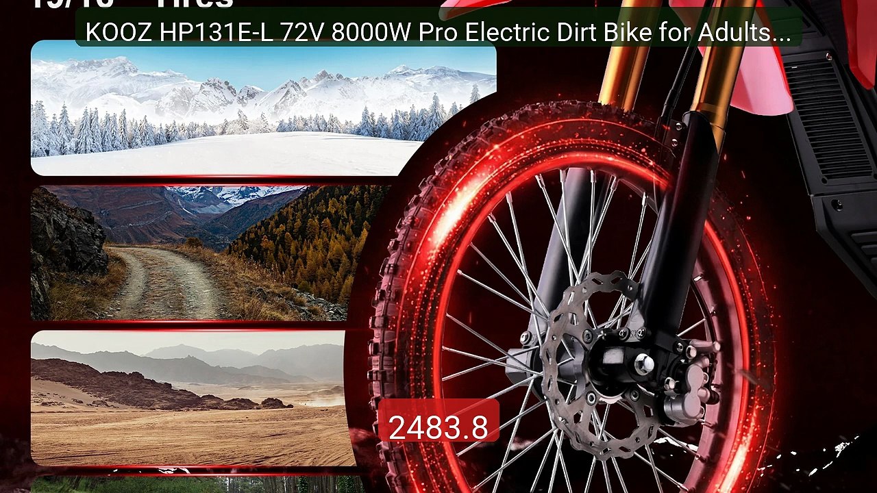 KOOZ HP131E-L 72V 8000W Pro Electric Dirt Bike for Adults,3 Speed ... -- Best Deal 2026 | Shop Now!