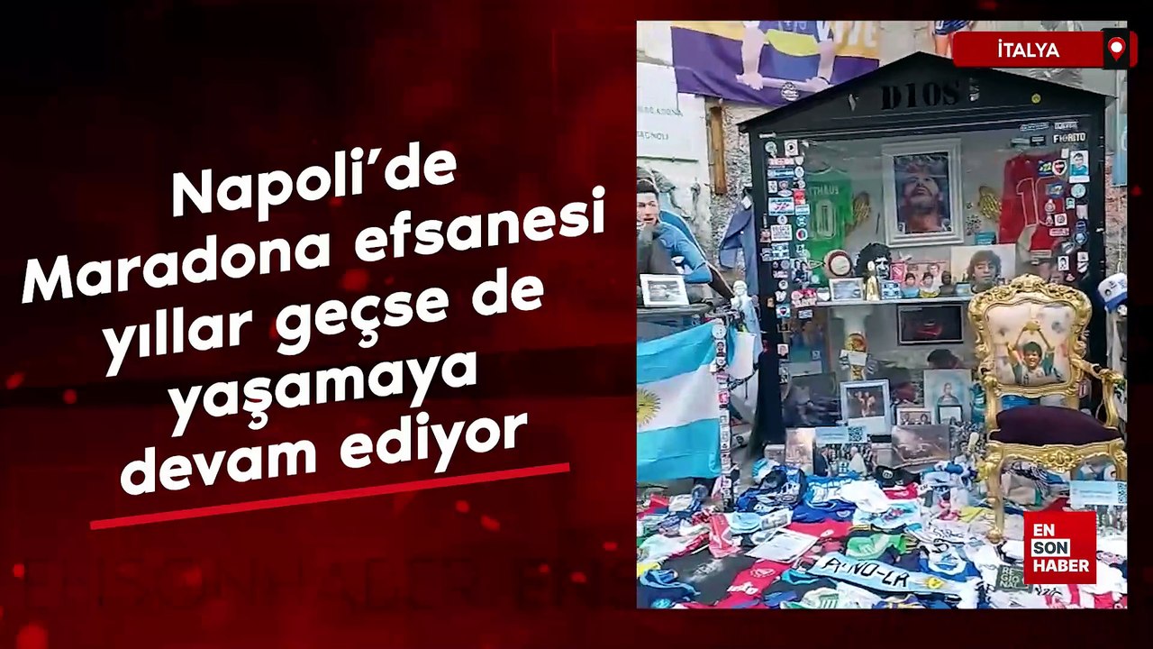 Napoli’de Maradona efsanesi yıllar geçse de yaşamaya devam ediyor