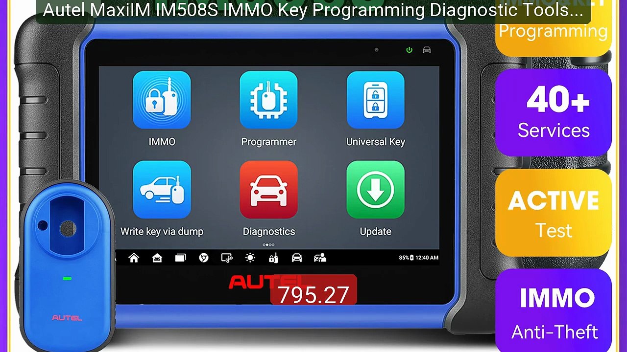 Autel MaxiIM IM508S IMMO Key Programming Diagnostic Tools Auto... -- Hot Deal 2026 | Limited Offer!