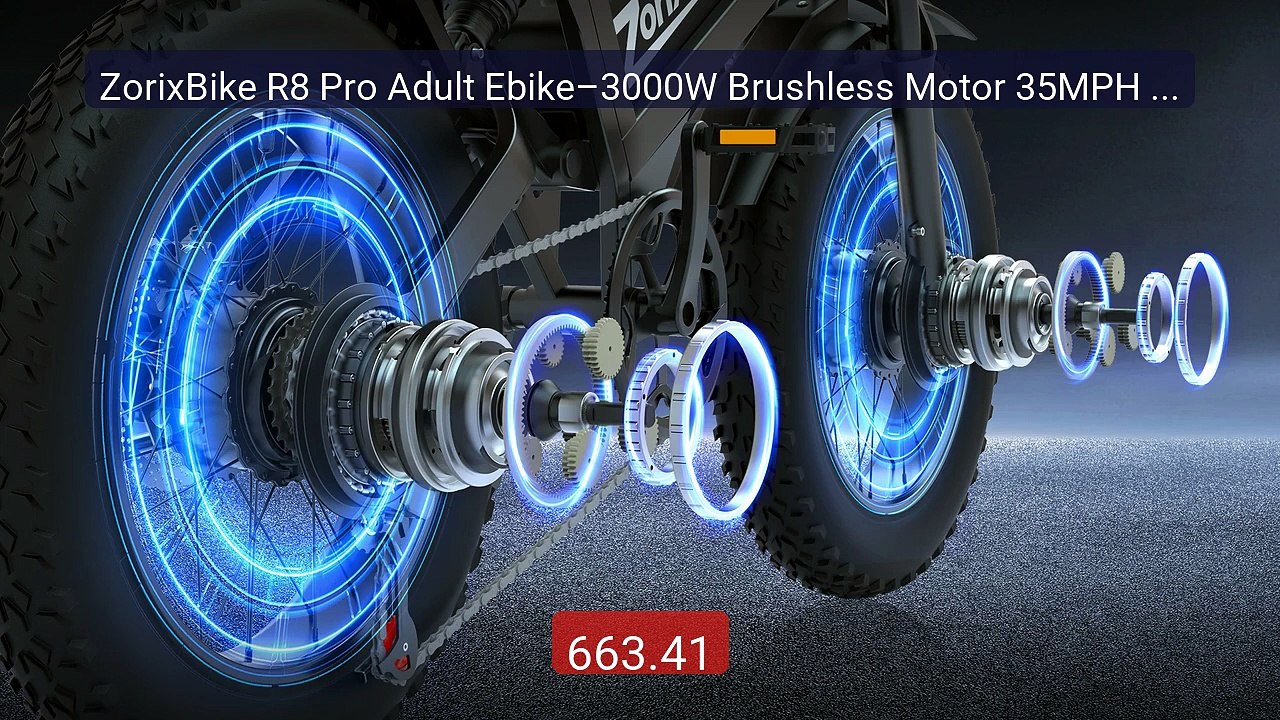 ZorixBike R8 Pro Adult Ebike–3000W Brushless Motor 35MPH 48V 2... -- Best Buy 2026 | Great Quality!