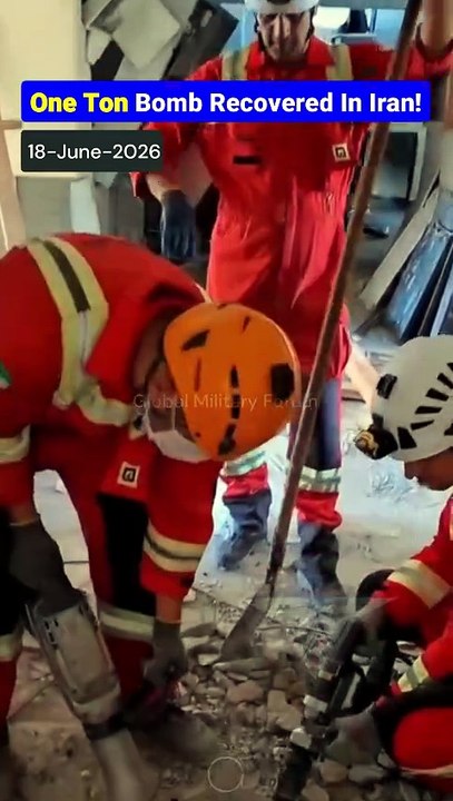 Iranian EOD Recovers Heavy UXO