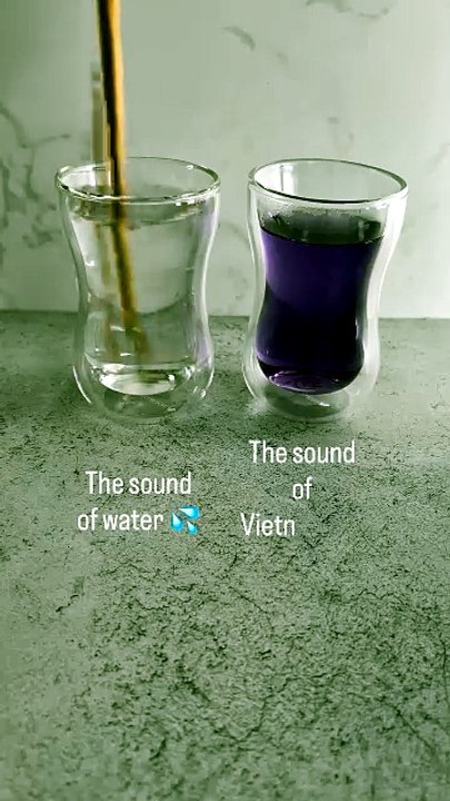 The sound of water VS the sound of Vietnamese Tee