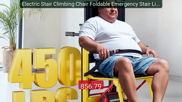 Electric Stair Climbing Chair Foldable Emergency Stair Lift Wh... Best Buy 2026 | Great Quality!