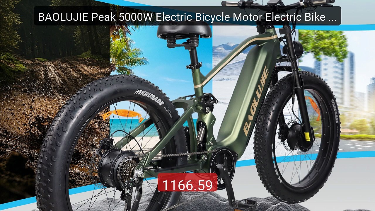 BAOLUJIE Peak 5000W Electric Bicycle Motor Electric Bike 26*4 Inch... -- Best Deal 2026 | Shop Now!