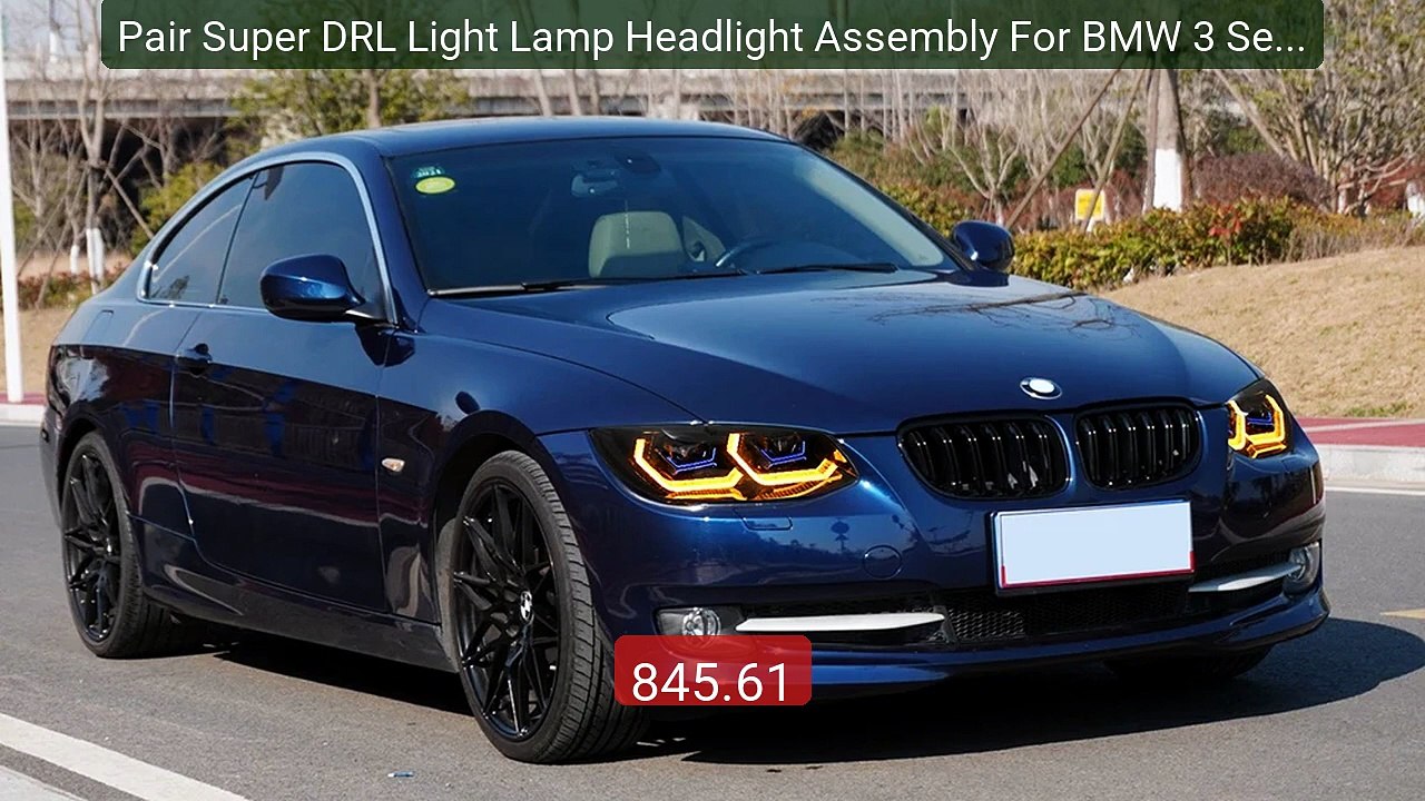 Pair Super DRL Light Lamp Headlight Assembly For BMW 3 Series ... -- Best Buy 2026 | Great Quality!