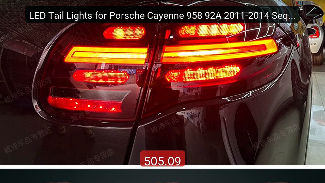 LED Tail Lights for Porsche Cayenne 958 92A 2011-2014 Seque... -- Top Pick 2026 | Unbeatable Price!