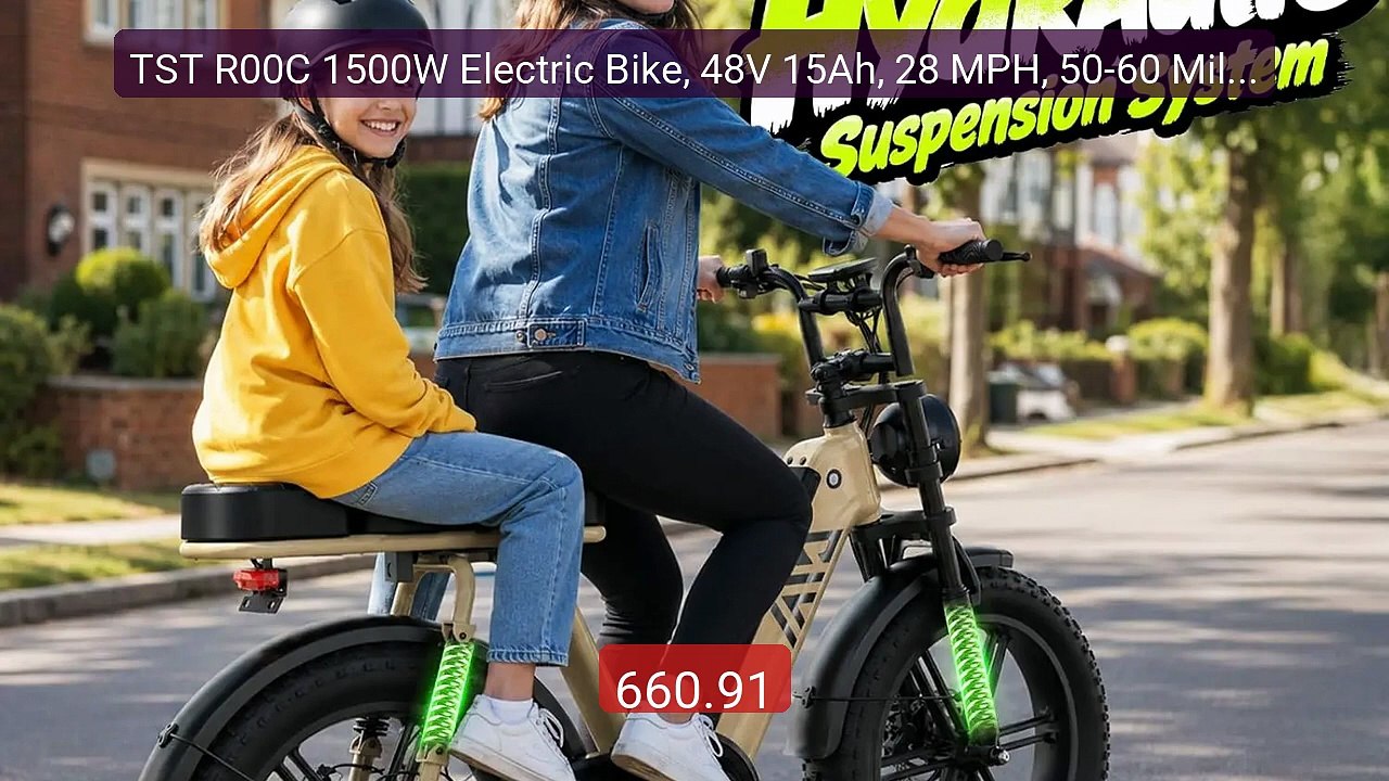 TST R00C 1500W Electric Bike, 48V 15Ah, 28 MPH, 50-60 Miles Ra... -- Best Buy 2026 | Great Quality!