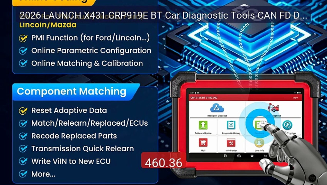 2026 LAUNCH X431 CRP919E BT Car Diagnostic Tools CAN FD DOIP ALL Sy... -- Top Rated 2026 | Buy Now!
