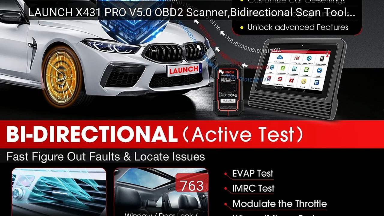 LAUNCH X431 PRO V5.0 OBD2 Scanner,Bidirectional Scan Tool supp... -- Hot Deal 2026 | Limited Offer!