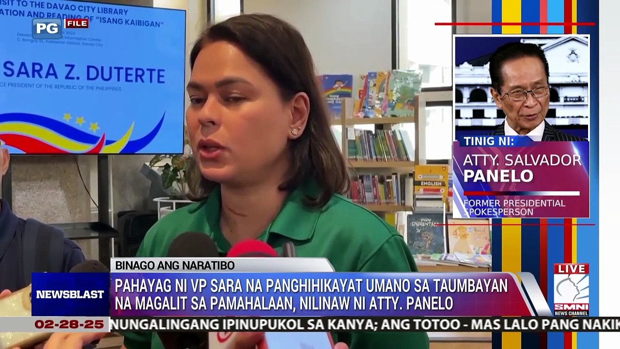 VP Sara encouraging filipino to be angry is a f...