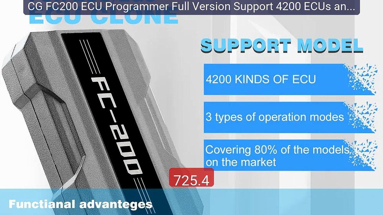 CG FC200 ECU Programmer Full Version Support 4200 ECUs and 3 O... -- Hot Deal 2026 | Limited Offer!
