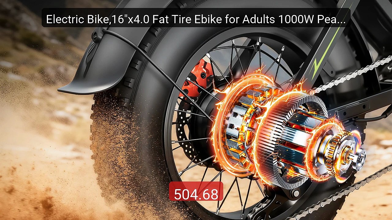 Electric Bike,16"x4.0 Fat Tire Ebike for Adults 1000W Peak,... -- Top Pick 2026 | Unbeatable Price!