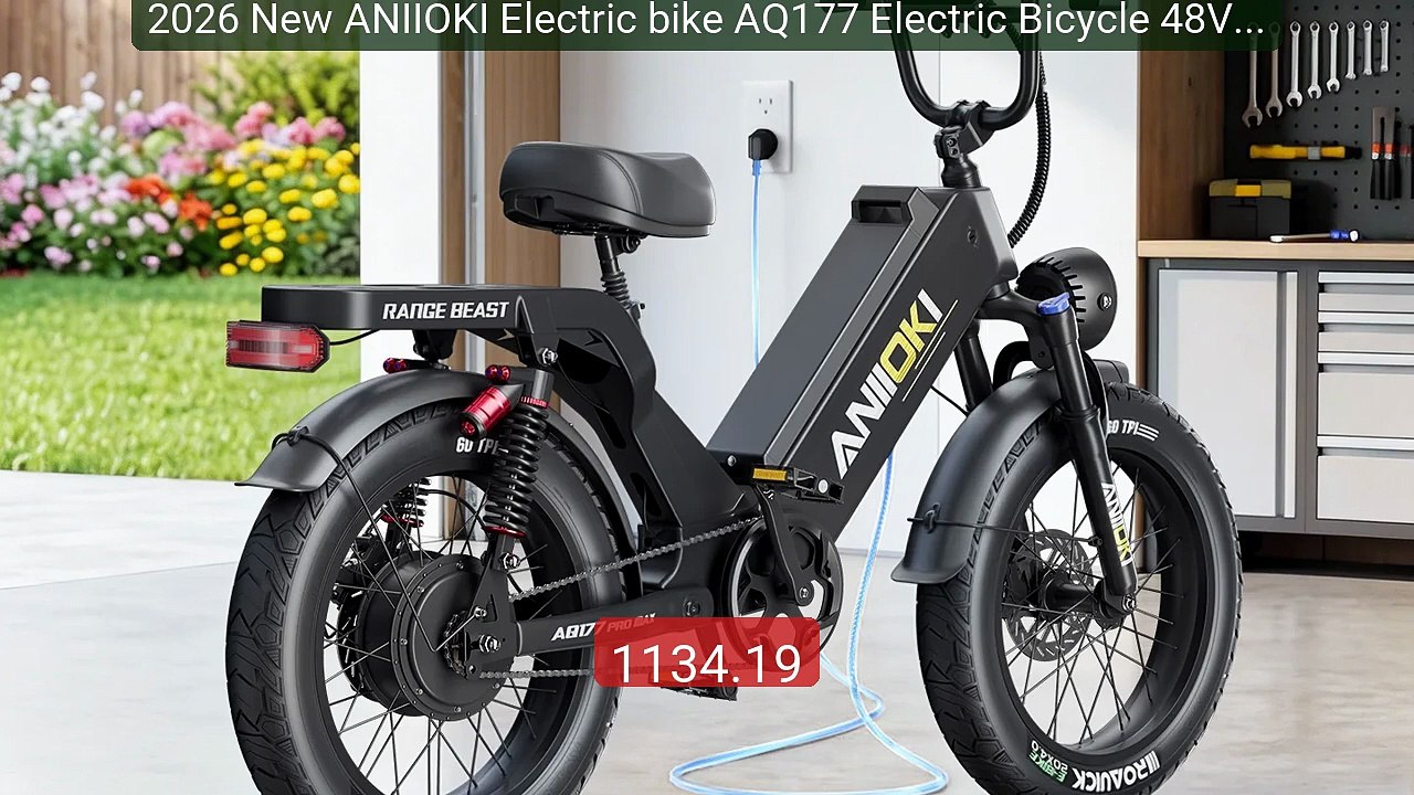 2026 New ANIIOKI Electric bike AQ177 Electric Bicycle 48V 60Ah... -- Best Buy 2026 | Great Quality!