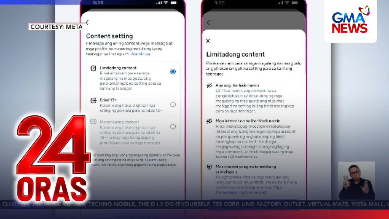 FB, IG at Messenger account ng mga edad 13-17, magkaka-anti-bullying features at ‘di makakakita ng ‘di angkop na content | 24 Oras