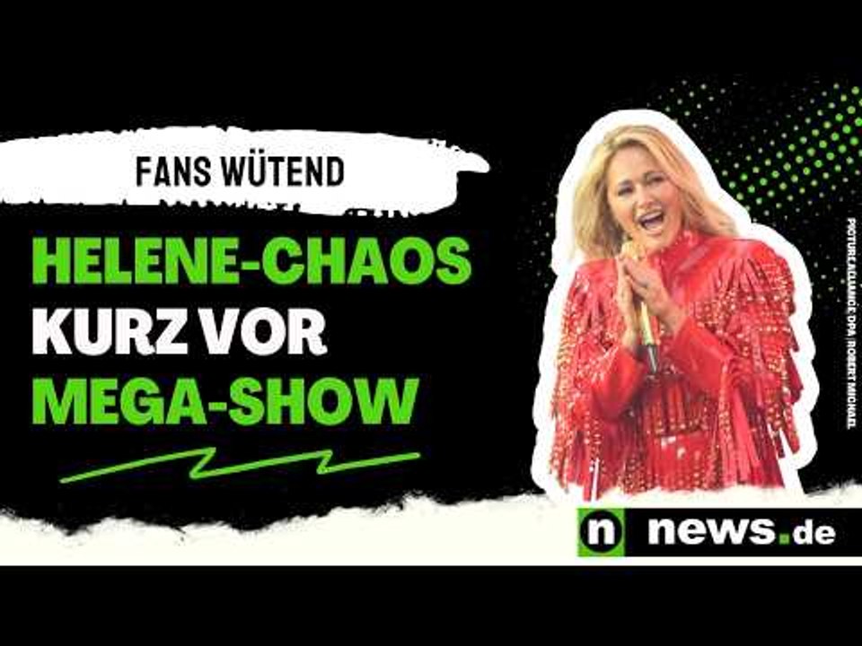 Helene-Chaos kurz vor Mega-Show - Fans wütend nach Konzert-Knall in Holland