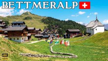 Bettmeralp Switzerland 🇨🇭 | A Car Free Scenic Alpine Village | True Gidden Gem In Switzerland 4K