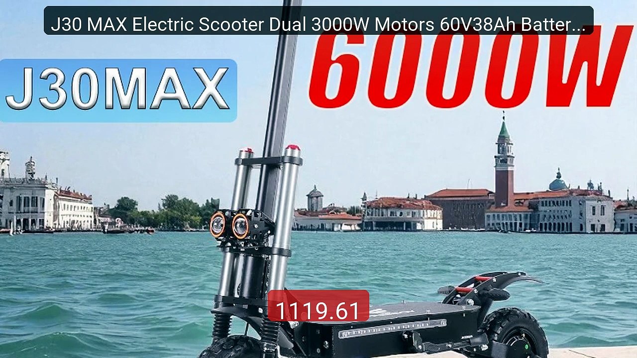 J30 MAX Electric Scooter Dual 3000W Motors 60V38Ah Battery 11" Off ... -- Top Rated 2026 | Buy Now!