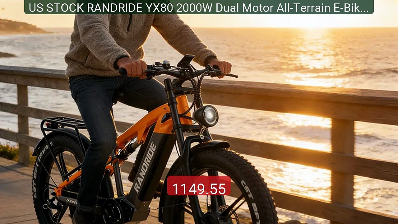 US STOCK RANDRIDE YX80 2000W Dual Motor All-Terrain E-Bike 48... -- Amazing Value 2026 | Must Have!