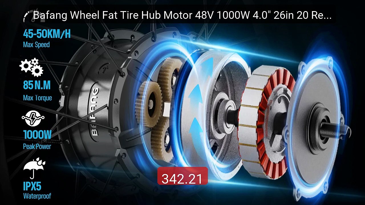 Bafang Wheel Fat Tire Hub Motor 48V 1000W 4.0" 26in 20 Rear Disc B... -- Best Deal 2026 | Shop Now!