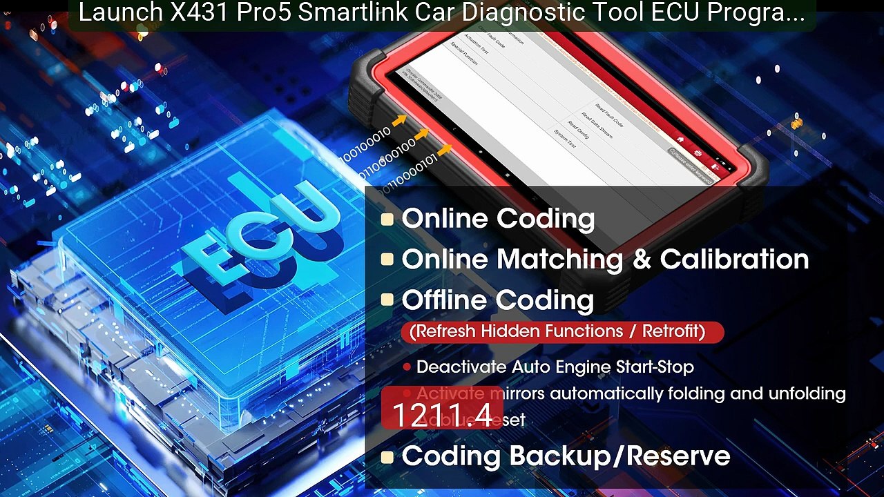 Launch X431 Pro5 Smartlink Car Diagnostic Tool ECU Programming... -- Hot Deal 2026 | Limited Offer!