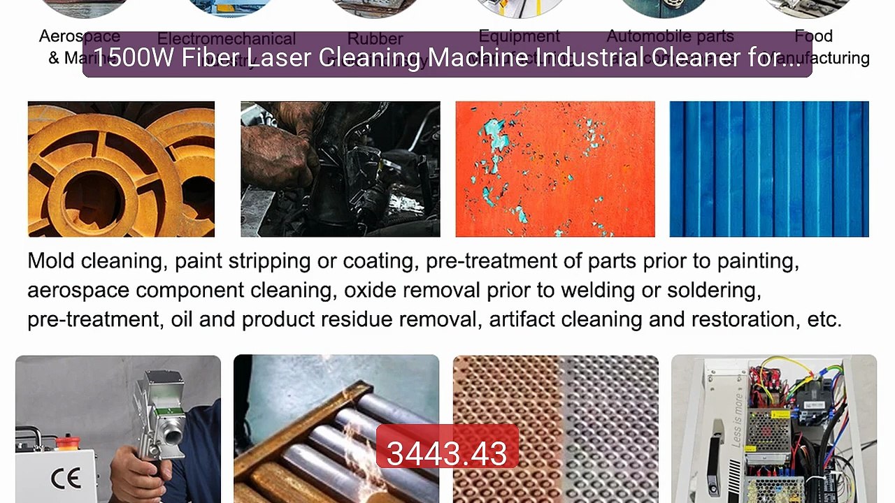 1500W Fiber Laser Cleaning Machine Industrial Cleaner for R... -- Top Pick 2026 | Unbeatable Price!