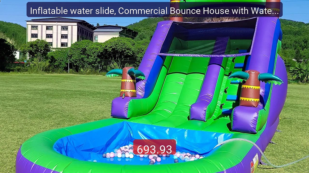 Inflatable water slide, Commercial Bounce House with Water Sli... -- Hot Deal 2026 | Limited Offer!