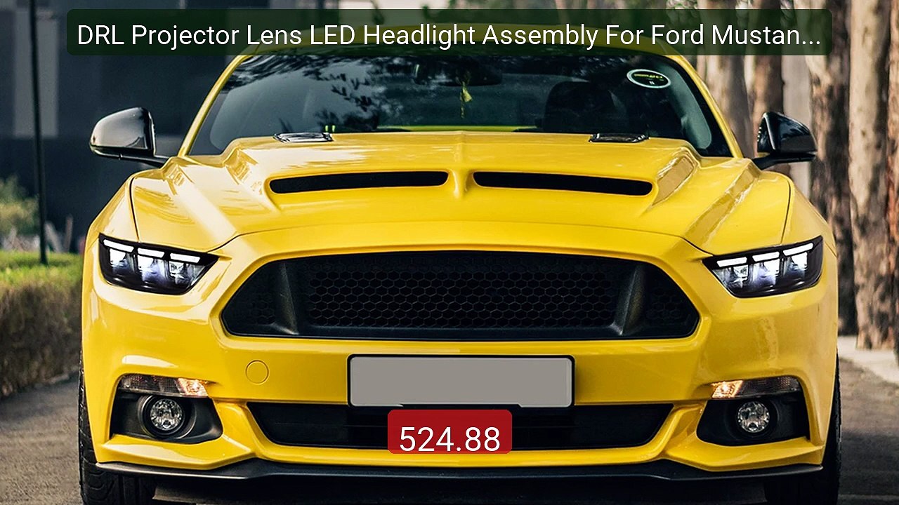 DRL Projector Lens LED Headlight Assembly For Ford Mustang  2015 20... -- Top Rated 2026 | Buy Now!