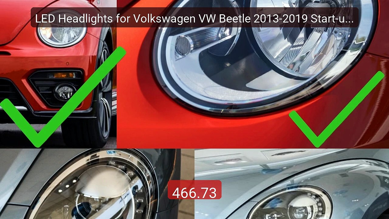 LED Headlights for Volkswagen VW Beetle 2013-2019 Start-up ... -- Top Pick 2026 | Unbeatable Price!