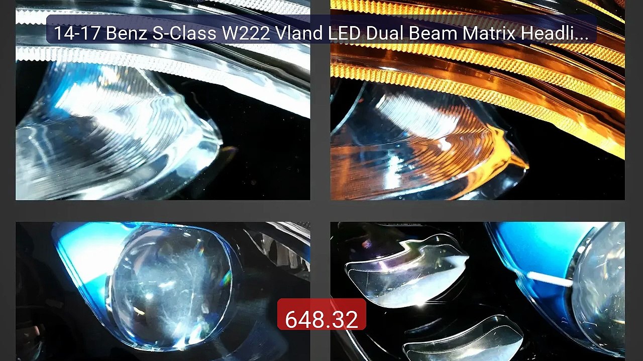 14-17 Benz S-Class W222 Vland LED Dual Beam Matrix Headligh... -- Top Pick 2026 | Unbeatable Price!