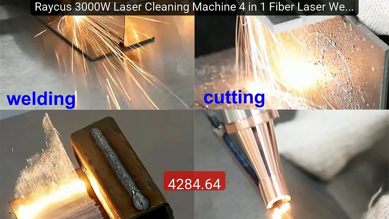 Raycus 3000W Laser Cleaning Machine 4 in 1 Fiber Laser Weldin... -- Amazing Value 2026 | Must Have!