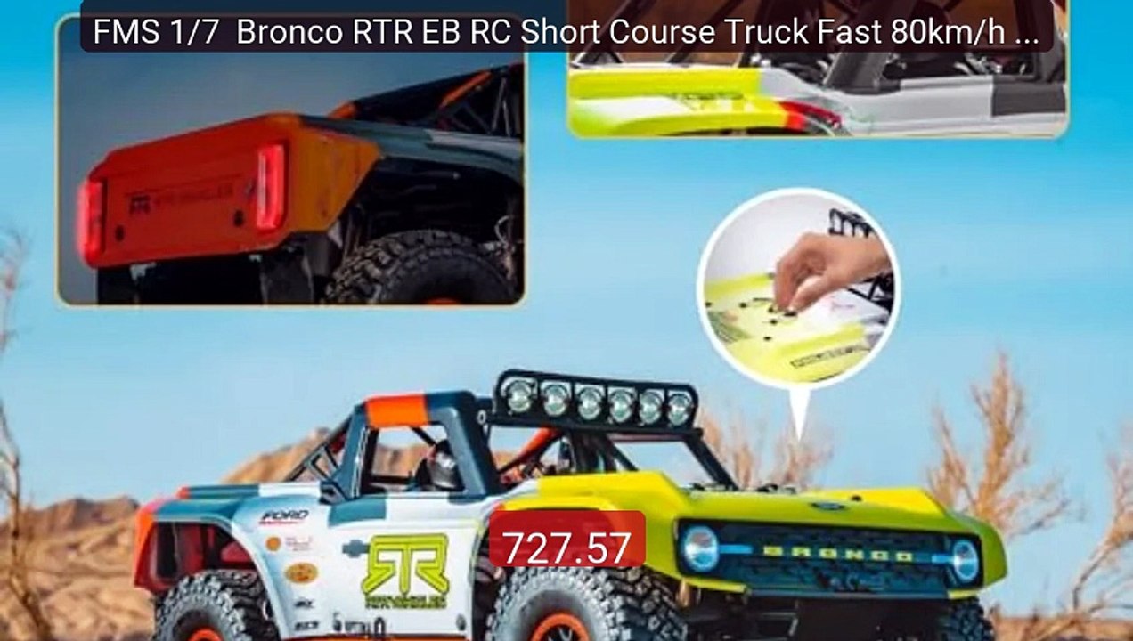 FMS 1/7  Bronco RTR EB RC Short Course Truck Fast 80km/h High... -- Amazing Value 2026 | Must Have!